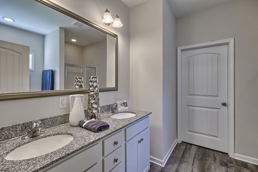 Furnished interior view inside a new home in Portrait Hills, Aiken (Image 23). Furnished interior view inside a new home in Portrait Hills, Aiken (Image 23).