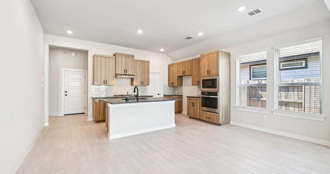 Furnished interior view inside a new home in Trace, San Marcos (Image 13).