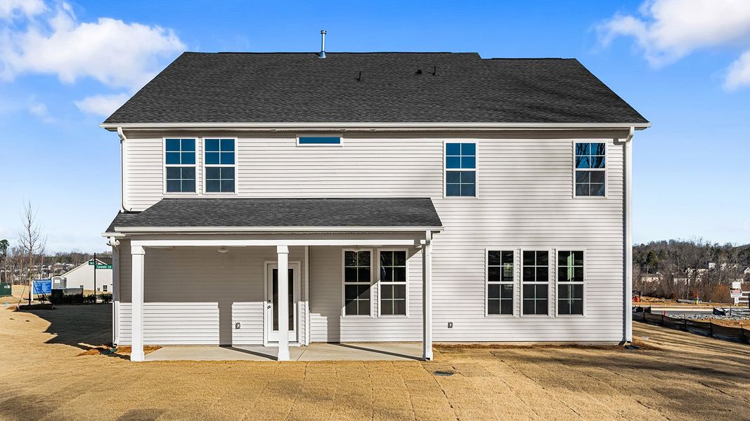 Exterior details and patio area of a home in Fieldstone, Lexington (Image 25).