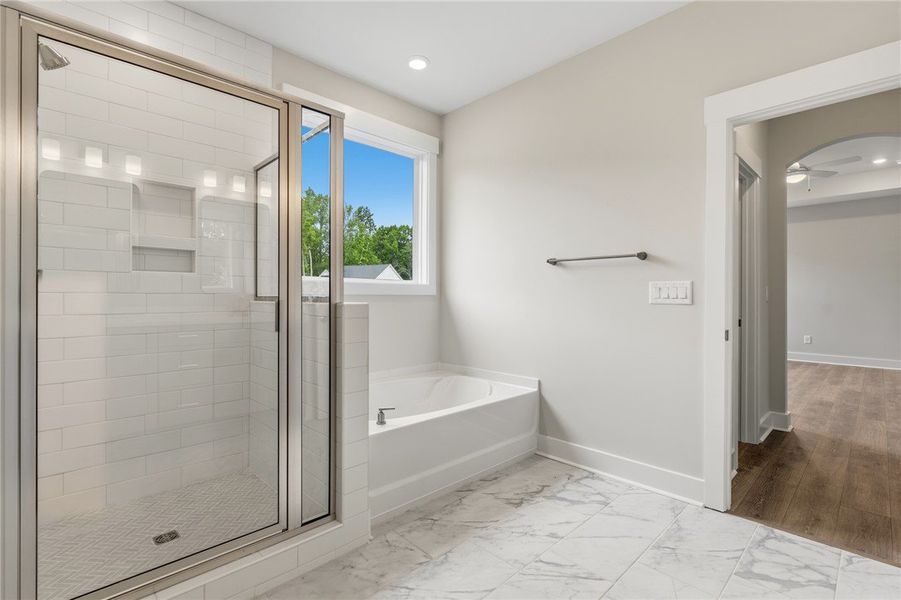 Furnished interior view inside a new home in Saratoga Oaks, Williamston (Image 14).
