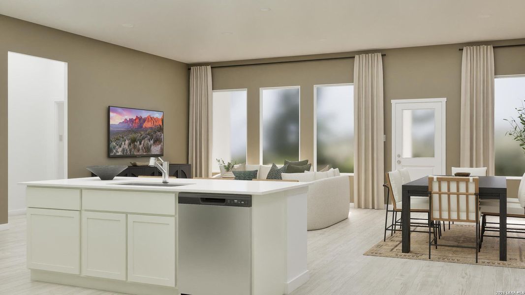 Furnished interior view inside a new home in Navarro Ranch, Seguin (Image 16).