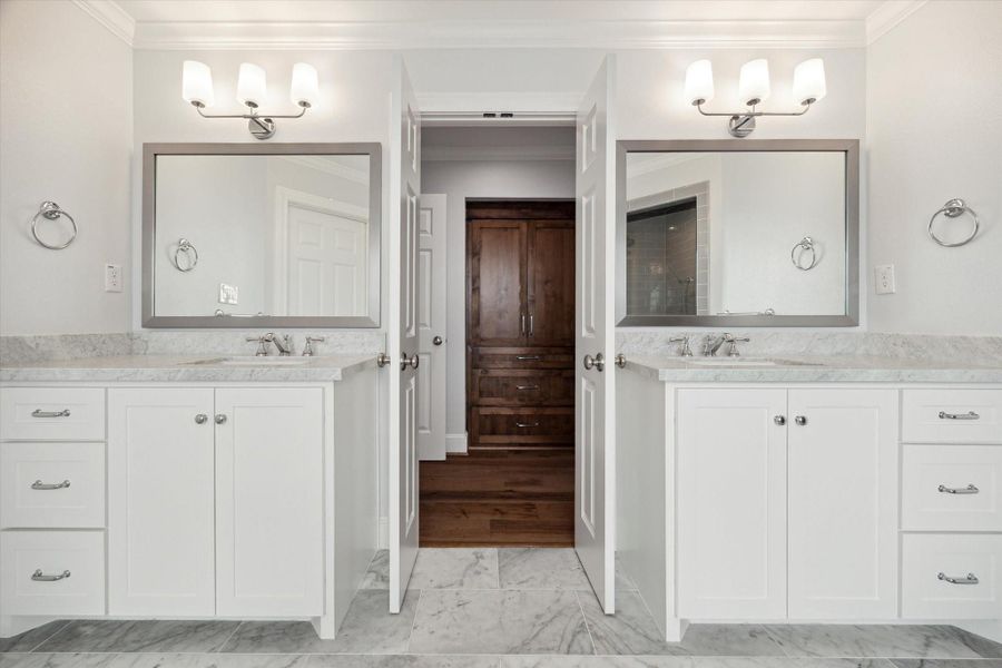 Primary spa-like bathroom