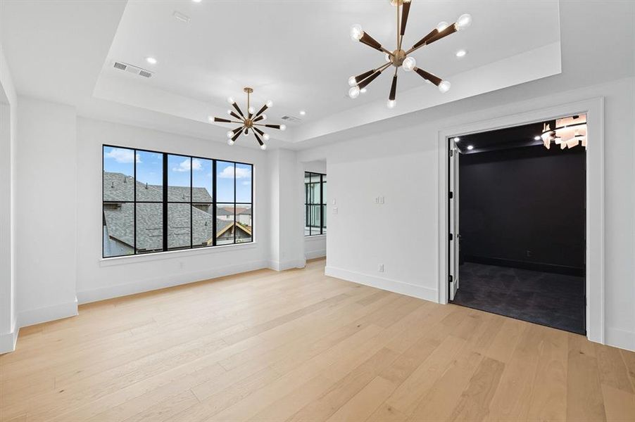 Spacious, unfurnished interior of a new home in Fields, Frisco (Image 25). Spacious, unfurnished interior of a new home in Fields, Frisco (Image 25).