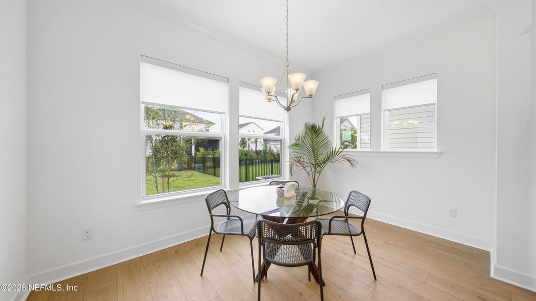 Furnished interior view inside a new home in Seven Pines 40' Front Entry, Jacksonville (Image 16).