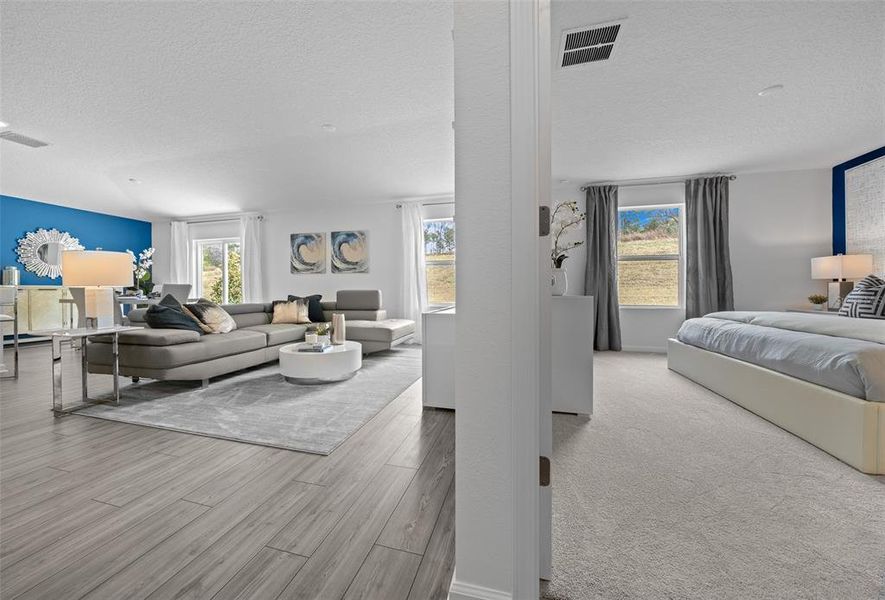 Furnished interior view inside a new home in Tara Forest East, Alachua (Image 38).