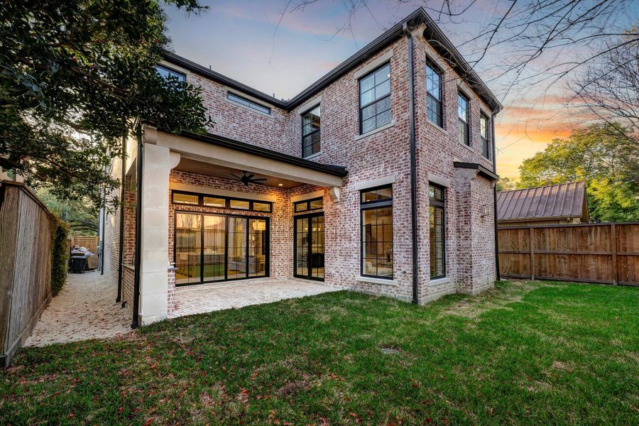 Exterior details and patio area of a home in , Houston (Image 3).