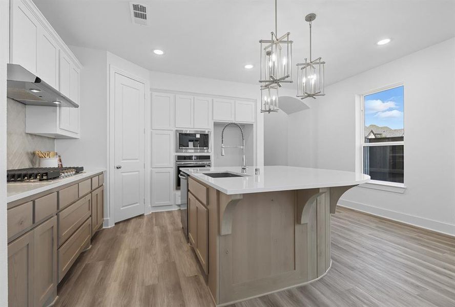 Furnished interior view inside a new home in Wellington: 40ft. lots, Haslet (Image 3).