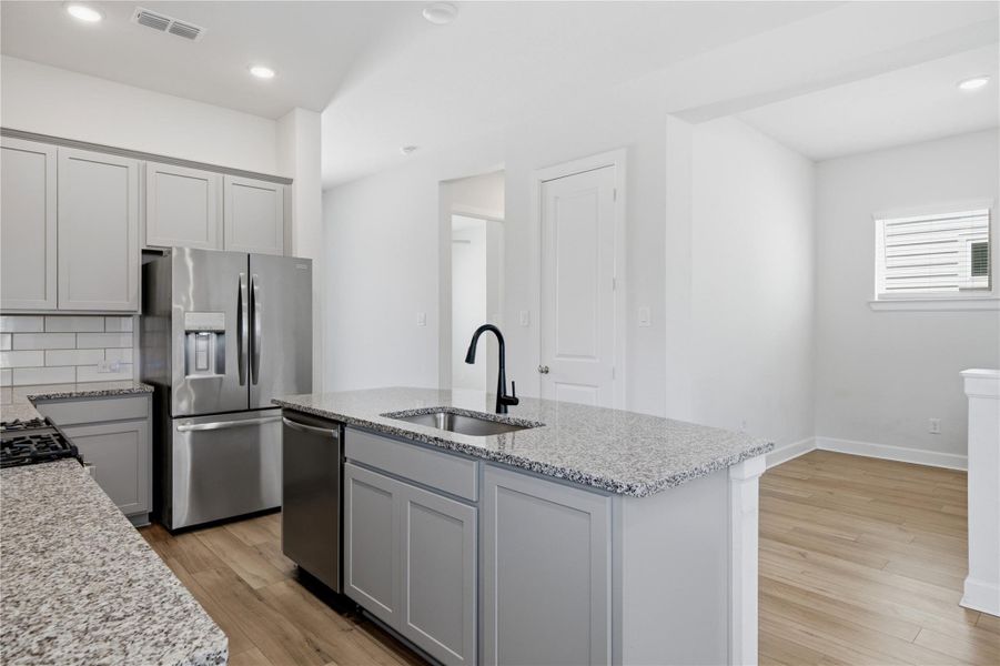 Furnished interior view inside a new home in The Groves 35', Humble (Image 9).