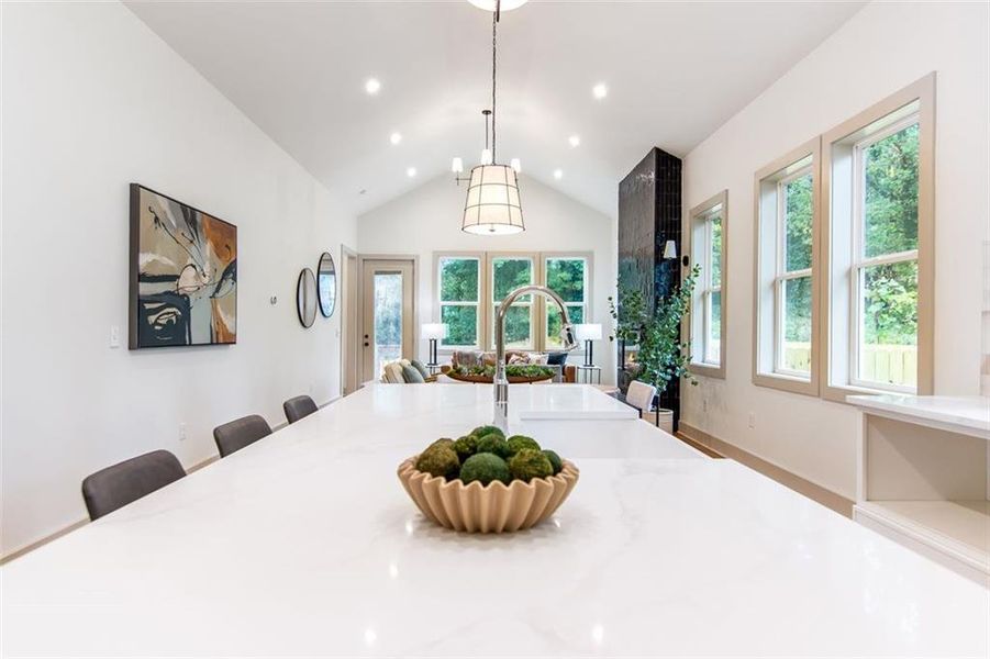 Furnished interior view inside a new home in , Atlanta (Image 13).