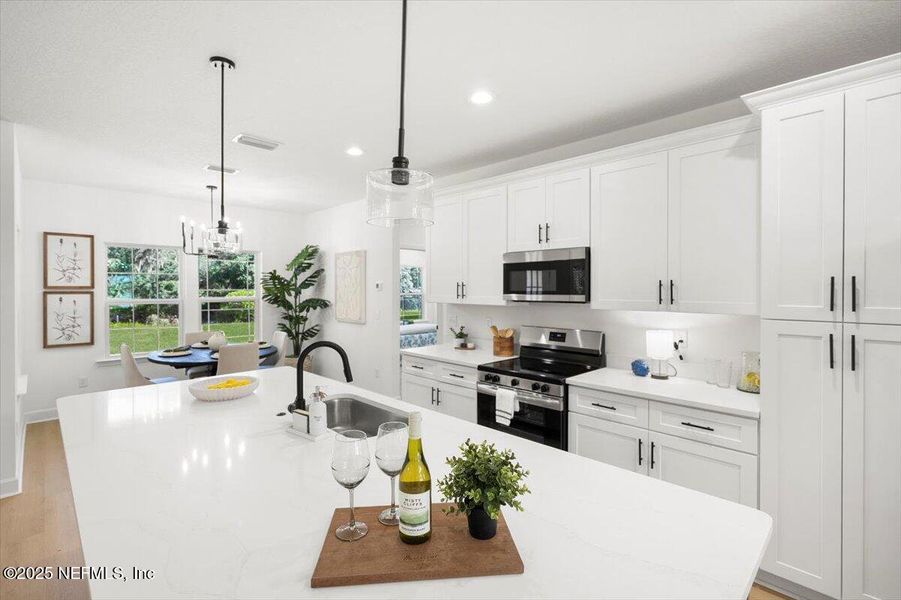 Furnished interior view inside a new home in , Keystone Heights (Image 15).