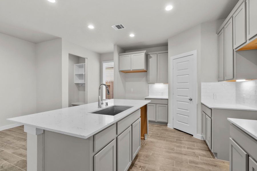 Furnished interior view inside a new home in Cypresswood Landing, Humble (Image 8).