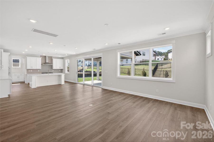 Spacious, unfurnished interior of a new home in Windell Woods, Tega Cay (Image 10). Spacious, unfurnished interior of a new home in Windell Woods, Tega Cay (Image 10).