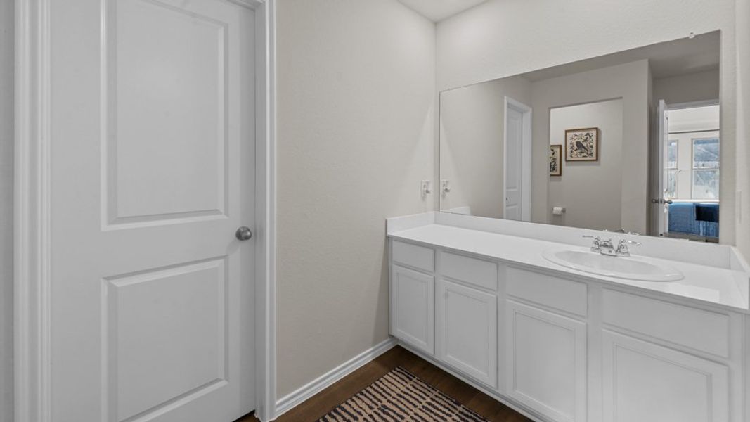 Furnished interior view inside a new home in Stonewyck Farms, Ennis (Image 21).