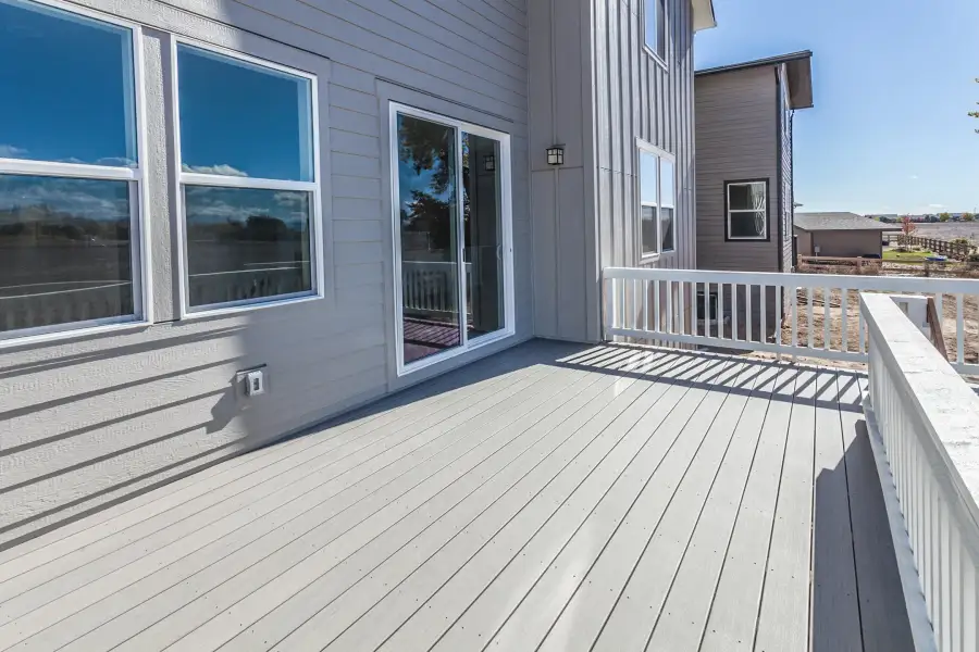 Exterior details and patio area of a home in Trailside, Timnath (Image 30).