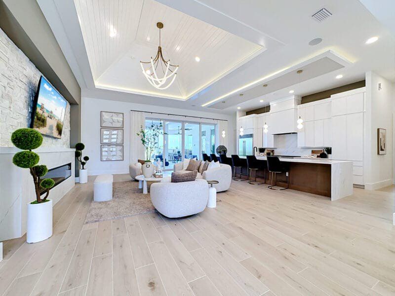 Furnished interior view inside a new home in Legends Bay, Bradenton (Image 7).