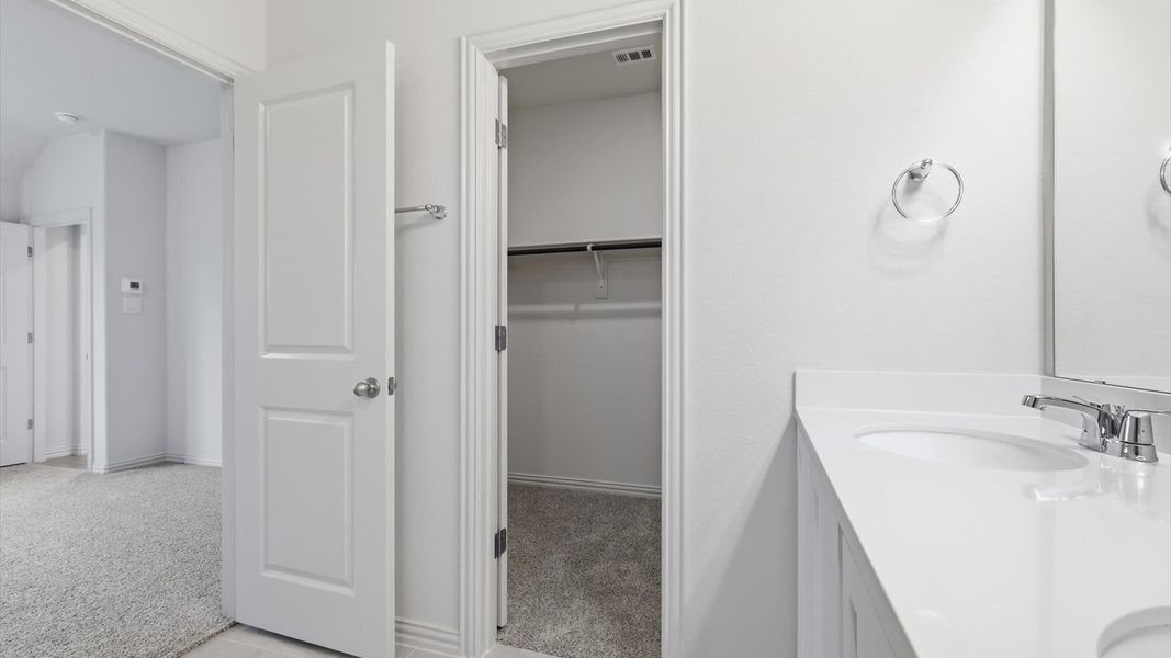 Furnished interior view inside a new home in Westridge Journey, Princeton (Image 32).