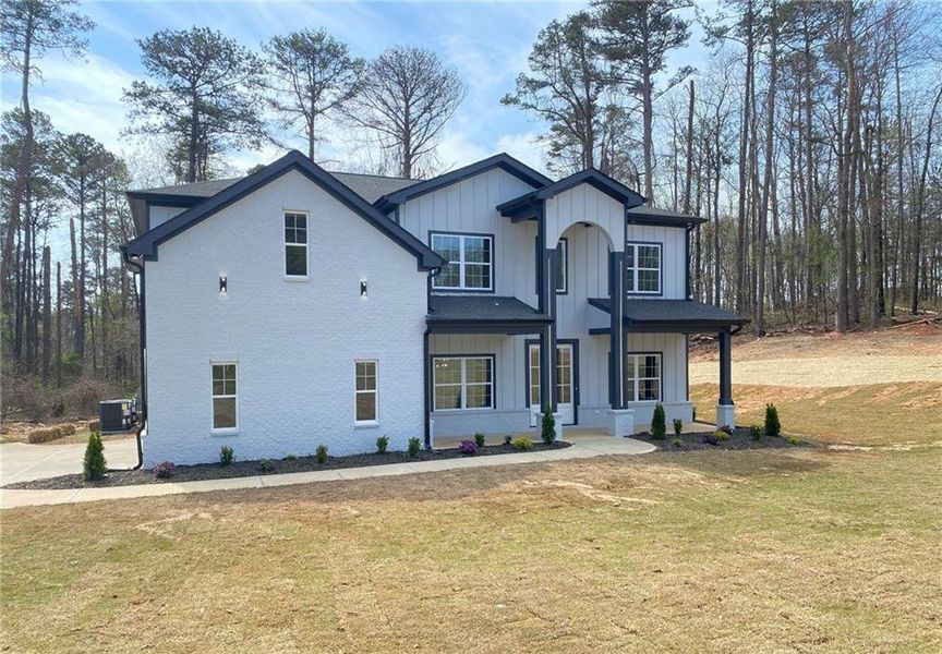 Exterior details and patio area of a home in , Snellville (Image 34).