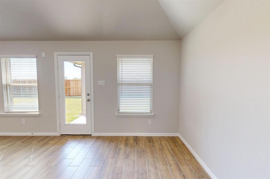 Spacious, unfurnished interior of a new home in Meadow Park, Denton (Image 17). Spacious, unfurnished interior of a new home in Meadow Park, Denton (Image 17).
