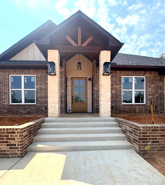 Front exterior of a new home in , Tyler, TX, highlighting curb appeal (Image 2).