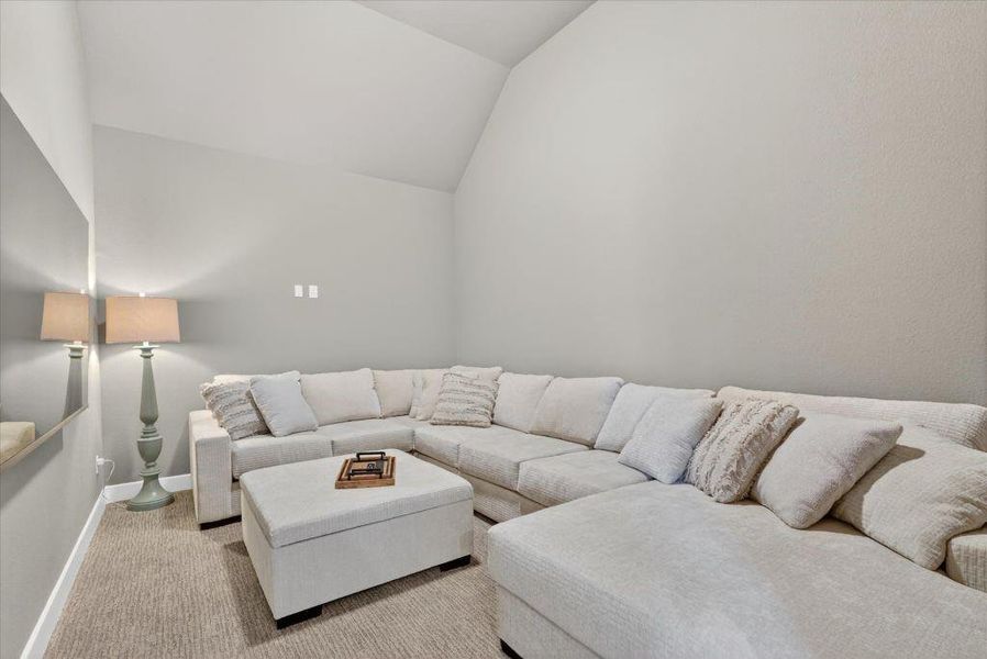Furnished interior view inside a new home in Saddle Star Estates, Rockwall (Image 29).