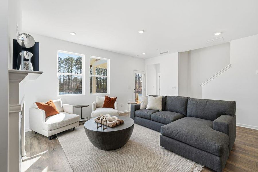 Furnished interior view inside a new home in Windance Lake, Loganville (Image 15).