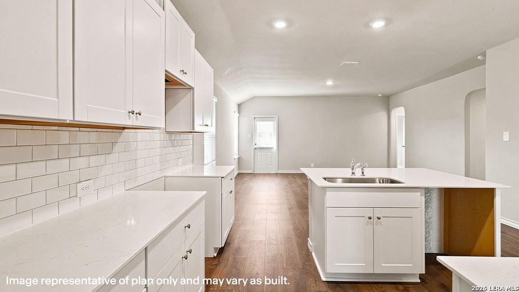 Furnished interior view inside a new home in Brookstone Creek, San Antonio (Image 8).