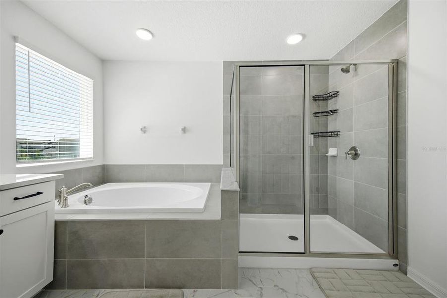 Furnished interior view inside a new home in Whispering Oaks Preserve, Wesley Chapel (Image 57). Furnished interior view inside a new home in Whispering Oaks Preserve, Wesley Chapel (Image 57).