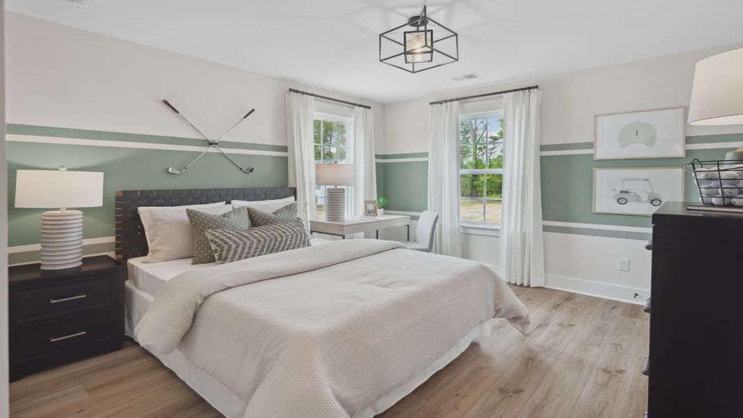 Furnished interior view inside a new home in Creekside at Andrews, Summerville (Image 25).