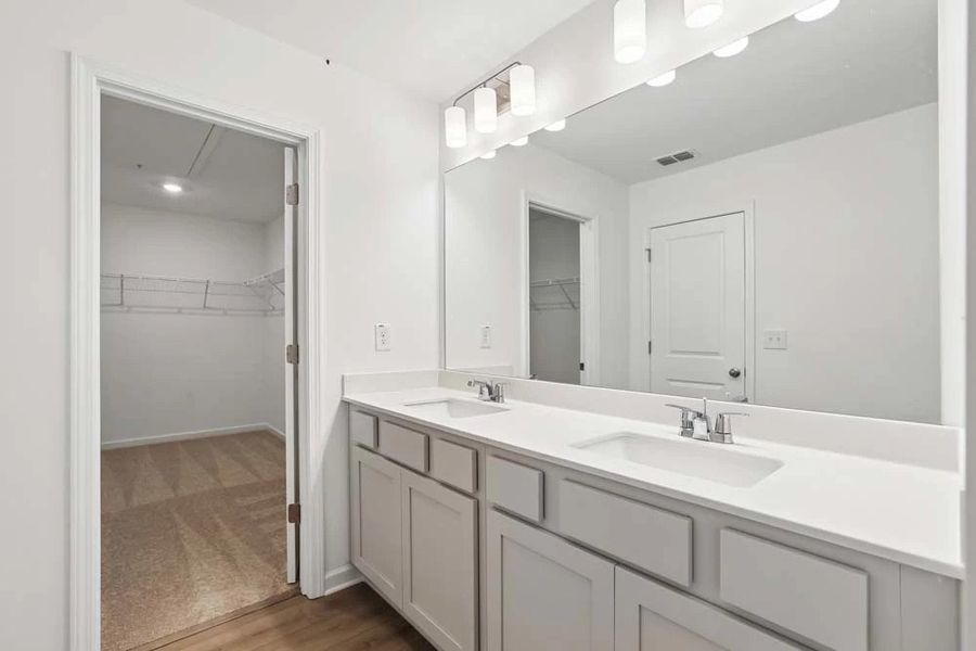 Primary Bathroom featuring Milan Collection Finishes