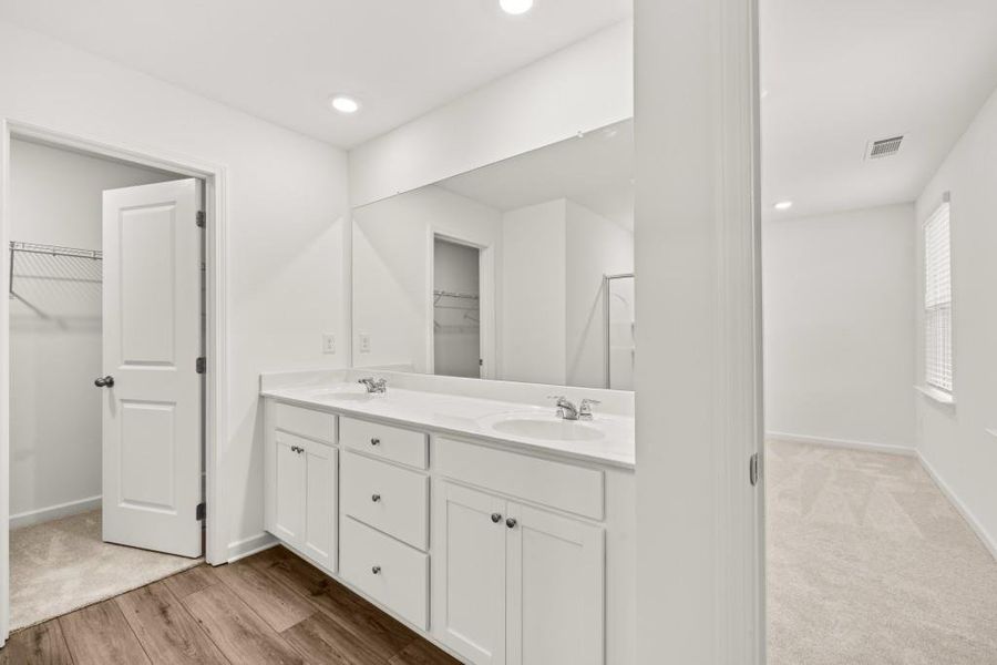 Furnished interior view inside a new home in Timber Ridge: Timber Ridge 42', Douglasville (Image 7). Furnished interior view inside a new home in Timber Ridge: Timber Ridge 42', Douglasville (Image 7).