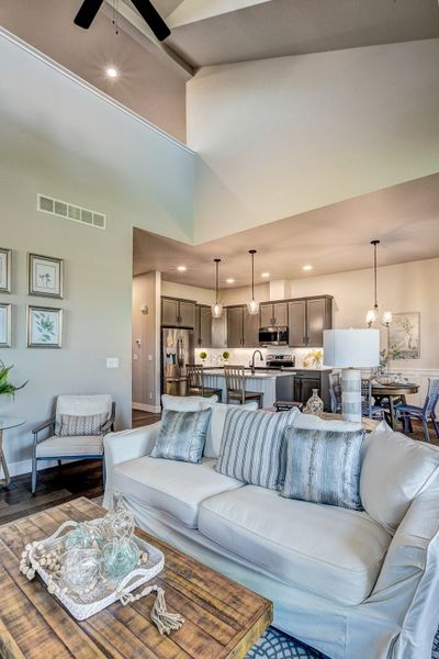 Representative furnished interior of a home built from the The Avalon by Landmark Homes in Vernazza, Windsor (Image 7).