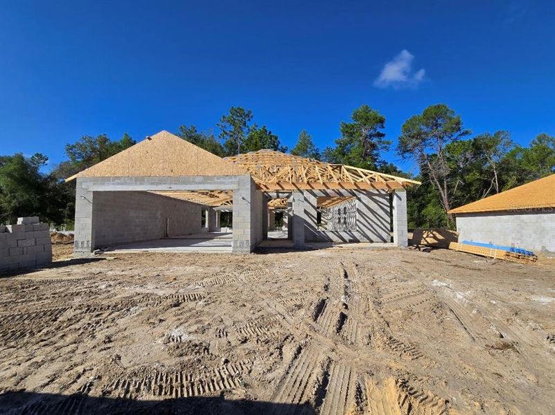 In-progress construction of a new home in , Inverness, FL (Image 13).