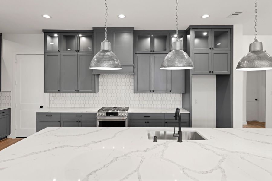 Furnished interior view inside a new home in Elyson, Katy (Image 7). Furnished interior view inside a new home in Elyson, Katy (Image 7).