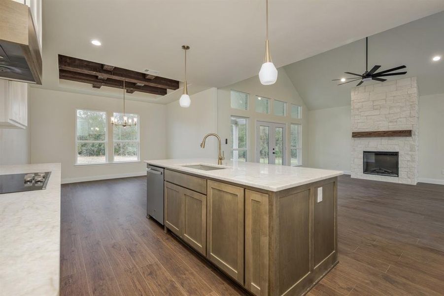 Furnished interior view inside a new home in , Terrell (Image 12).