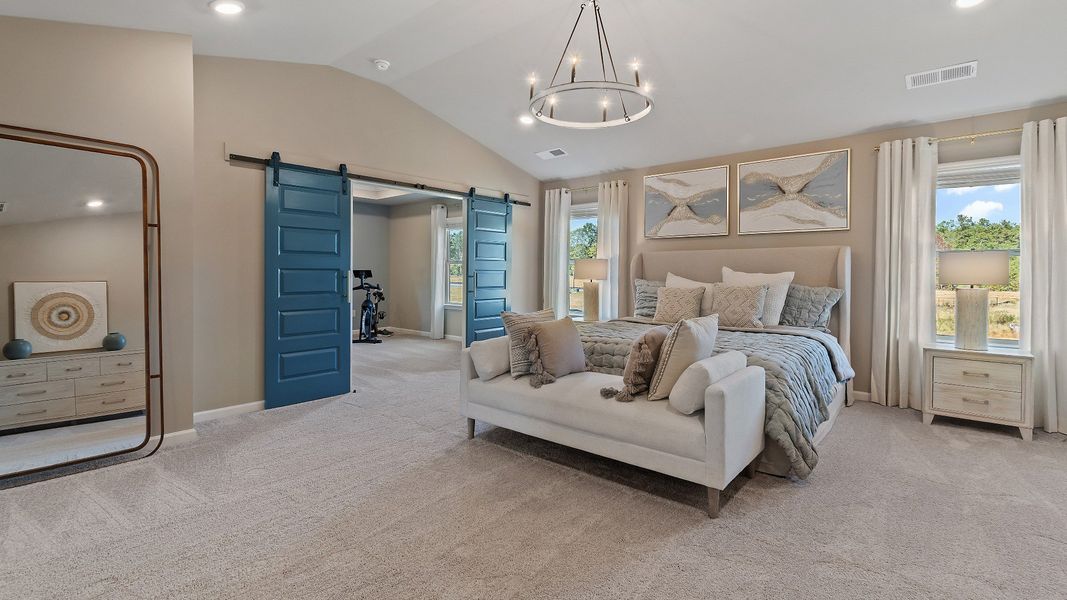 Representative furnished interior of a home built from the McKinley II by DRB Homes in Northcroft, Loganville (Image 37).