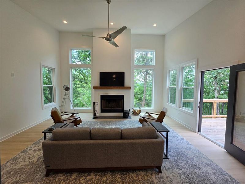 Furnished interior view inside a new home in , Ellijay (Image 10).