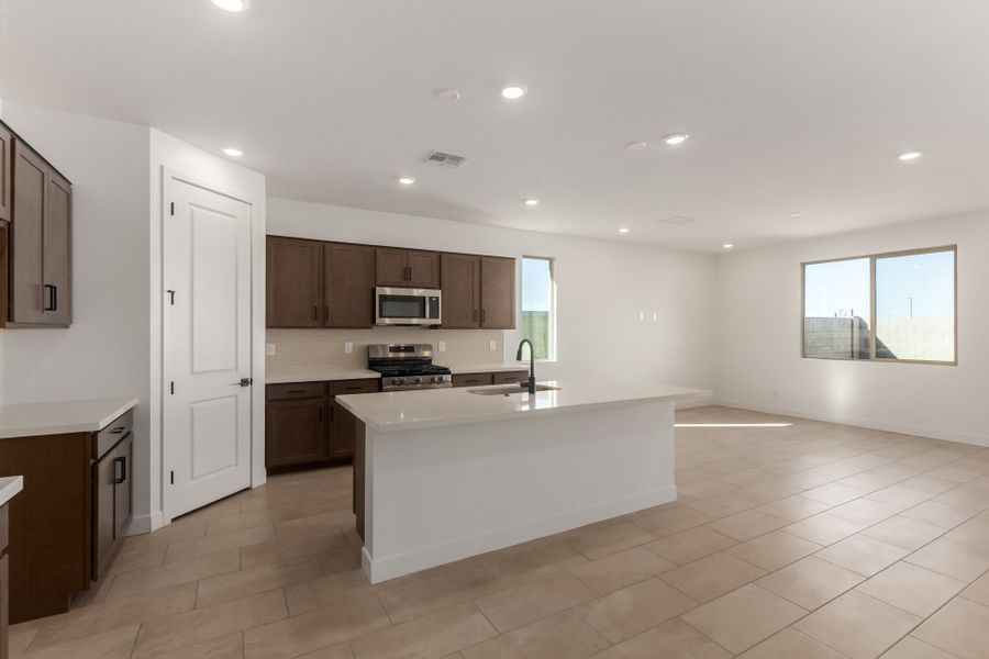Furnished interior view inside a new home in Teravalis, Buckeye (Image 3).