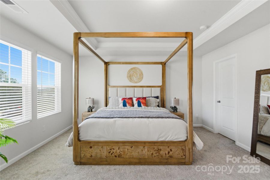 Upper level primary bedroom