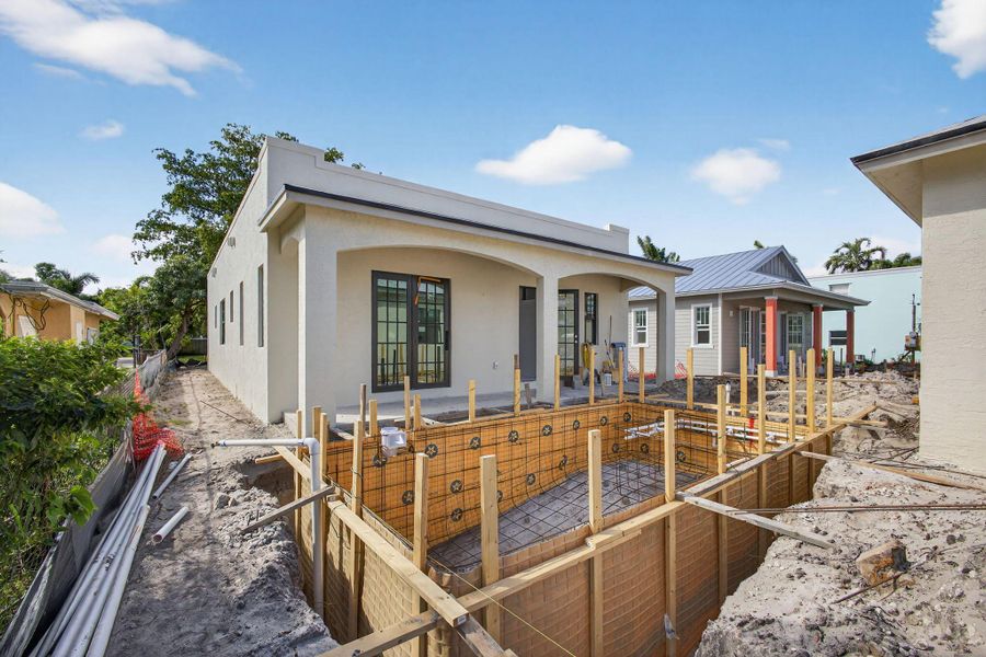 In-progress construction of a new home in , West Palm Beach, FL (Image 17). In-progress construction of a new home in , West Palm Beach, FL (Image 17).