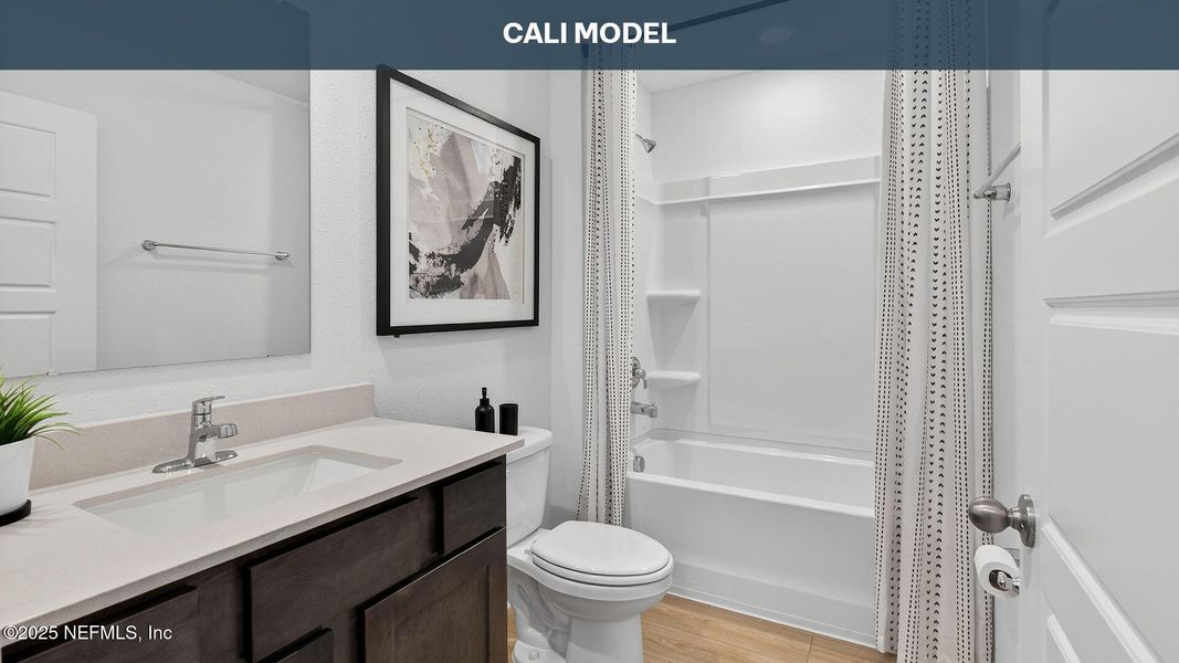 Furnished interior view inside a new home in Copes Landing, Jacksonville (Image 27).