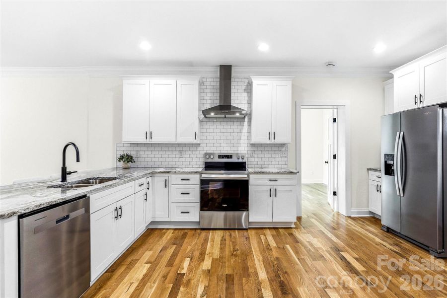 Furnished interior view inside a new home in , Hendersonville (Image 8).