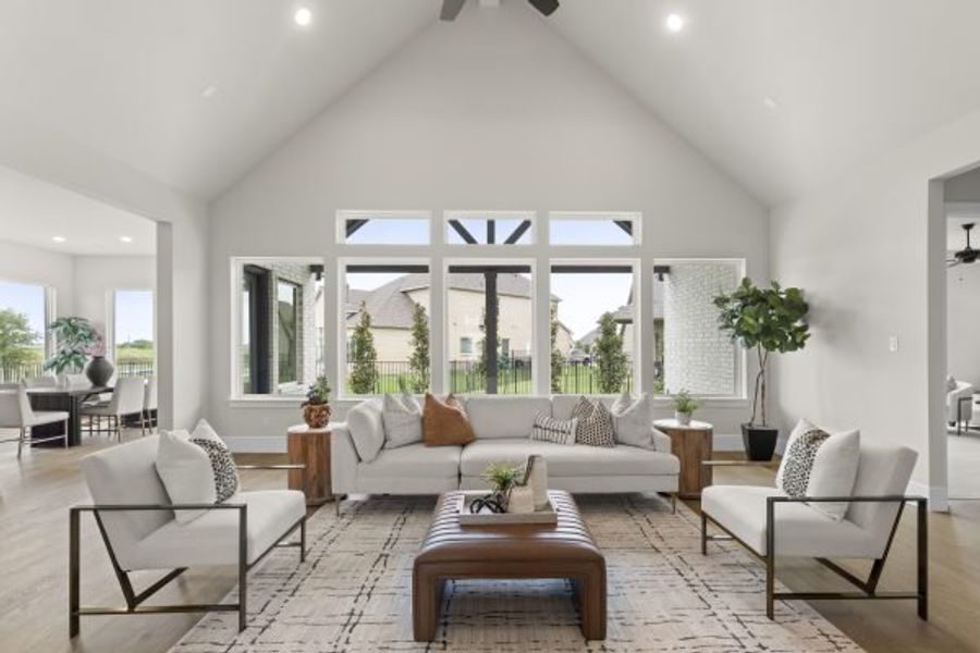 Furnished interior view inside a new home in Heath Golf and Yacht Club, Heath (Image 8).