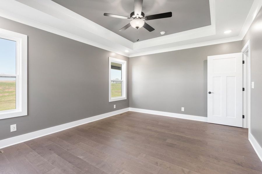 Spacious, unfurnished interior of a new home in Whisper Hill, Wendell (Image 61).