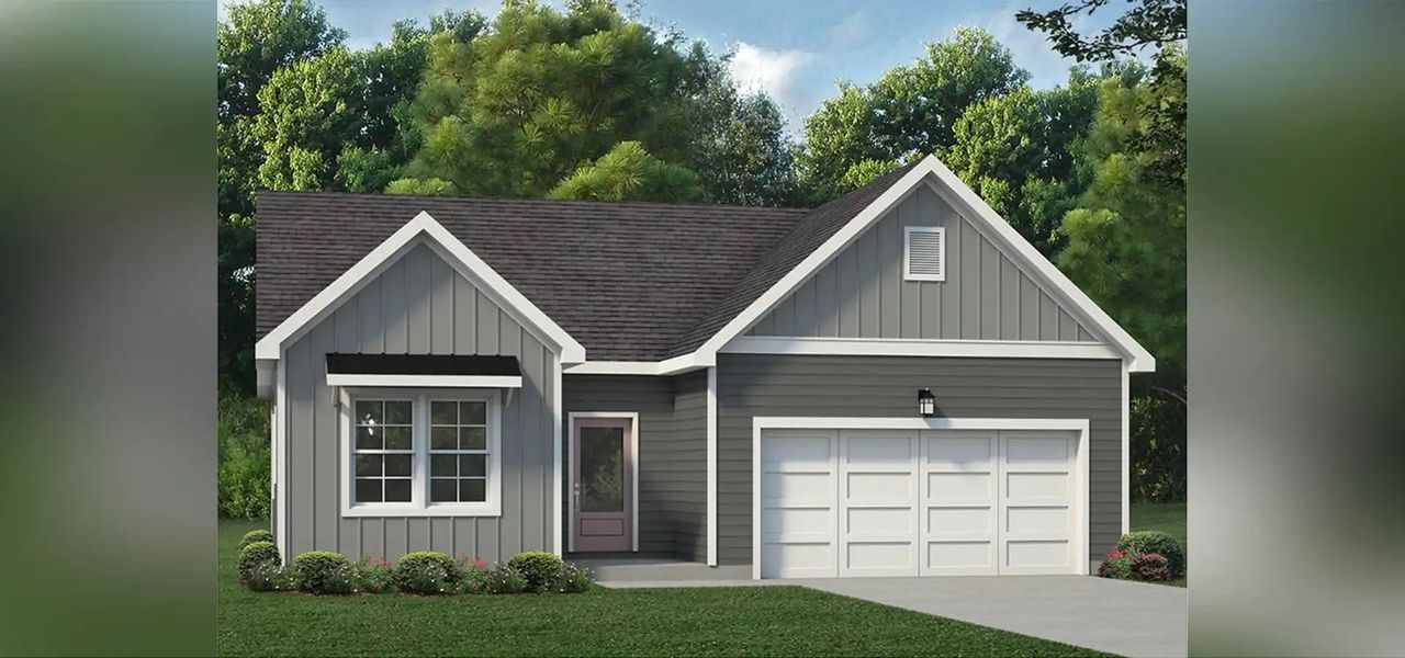Representative exterior photo of a completed home built from the Raindrops on Roses by Garman Homes in Tupelo Junction, Mebane, NC (Image 17).