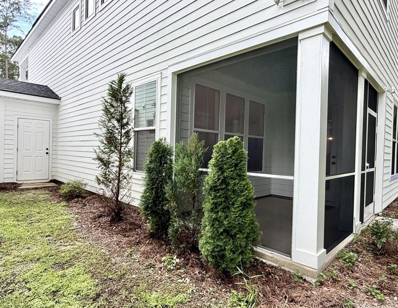 Exterior details and patio area of a home in , Charleston (Image 3).