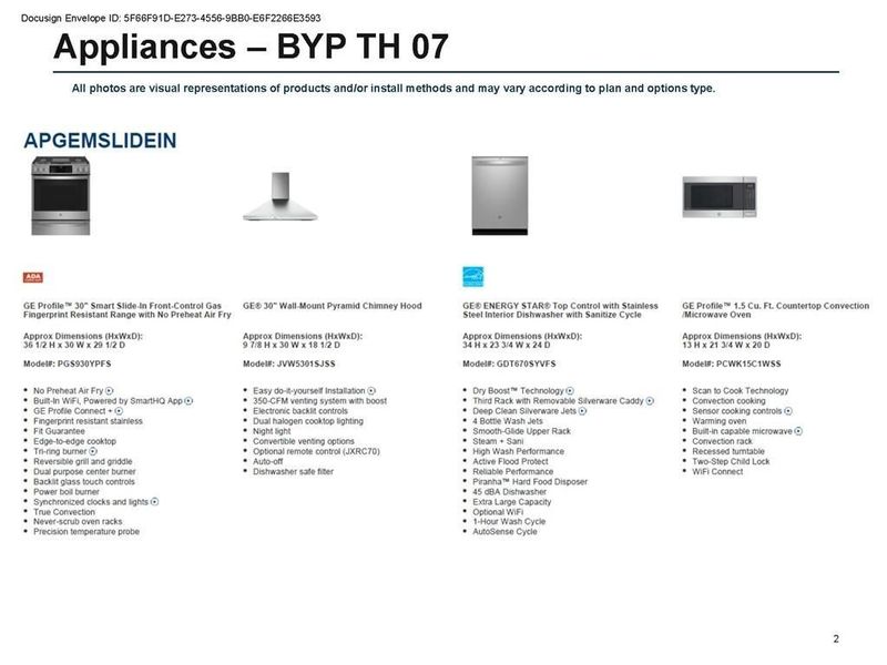 GE Profile appliance package