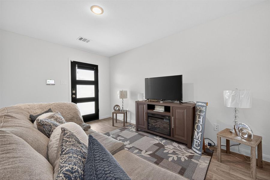 Furnished interior view inside a new home in , Conroe (Image 6). Furnished interior view inside a new home in , Conroe (Image 6).