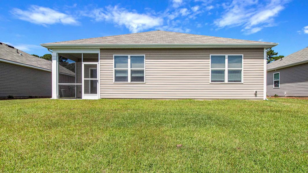 Exterior details and patio area of a home in Ridgefield, Conway (Image 4).