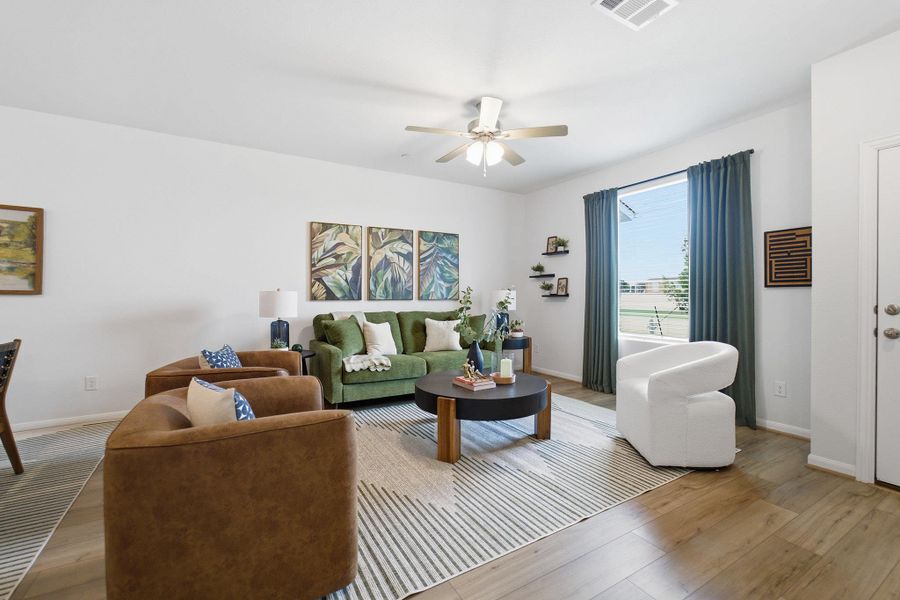 Furnished interior view inside a new home in Municipal Drive Townhomes, Leander (Image 15).