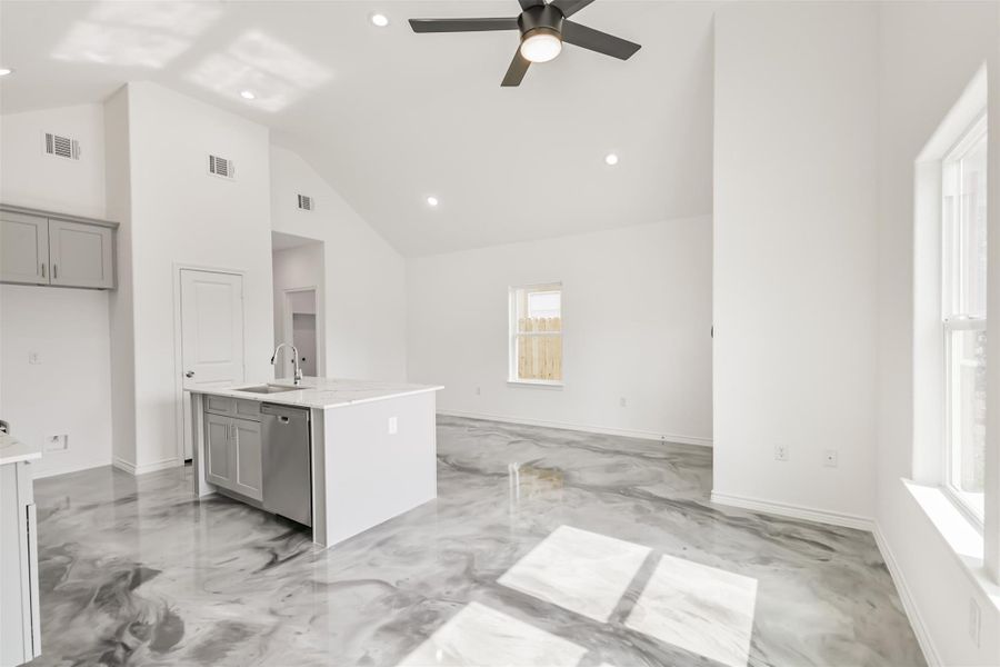 Furnished interior view inside a new home in , Montgomery (Image 15). Furnished interior view inside a new home in , Montgomery (Image 15).